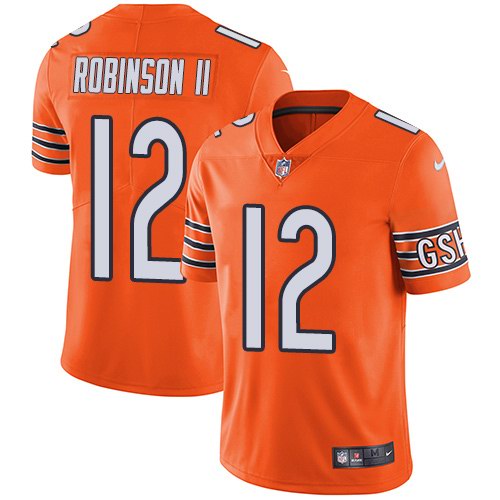 Nike Men & Women & Youth Bears 12 Allen Robinson II Orange Color Rush Limited Jersey,We sell and wholesale Nike Men & Women & Youth Bears 12 Allen Robinson II Orange Color Rush Limited Jersey on line form chian!